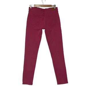 FOSSIL sz 29 Jeans Stretch Skinny 5 Pockets Raspberry Pink